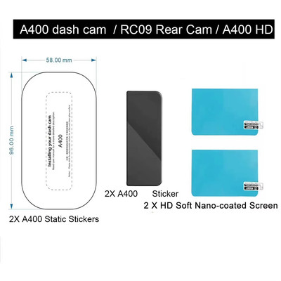 For 70Mai Dash Cam A400 Dash Cam Smart VHB Sticker and Static Stickers for 70Mai