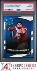 2017 PANINI DONRUSS #327 PATRICK MAHOMES II RC RATED ROOKIE PSA 8