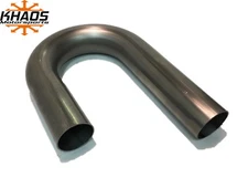 2" 180 Degree 16ga 304 Stainless Steel Mandrel U Bend Exhaust Tubing SS