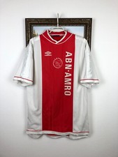 Ajax Amsterdam Home football shirt 1999 Soccer Umbro Jersey Mens Trikot Size XL