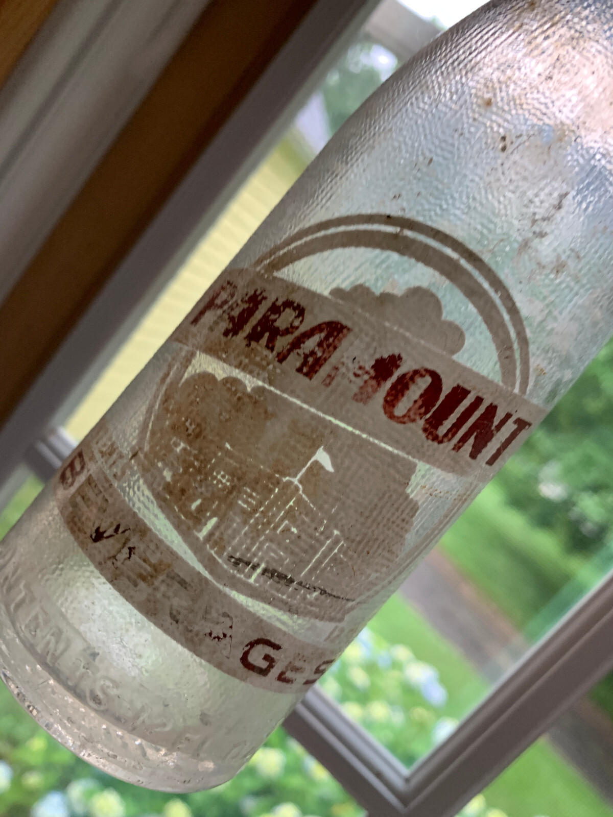 ACL soda bottle PARAMOUNT BEVERAGES 12 oz Spiegel Bottling CO WEST