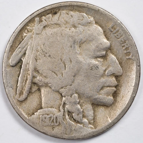 1920-S Buffalo Nickel Fine (F), San Francisco Mint #3