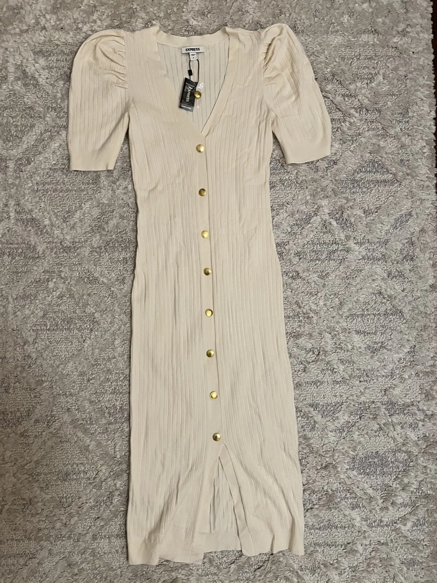 White button down bodycon dress cheap