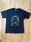 Vintage Green Lantern Flames 2003 DC Comics Black L Tshirt y2K VTG Comic Book