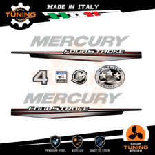 Kit Adesivi Motore Marino Fuoribordo Mercury 4 cv Four Stroke ver A
