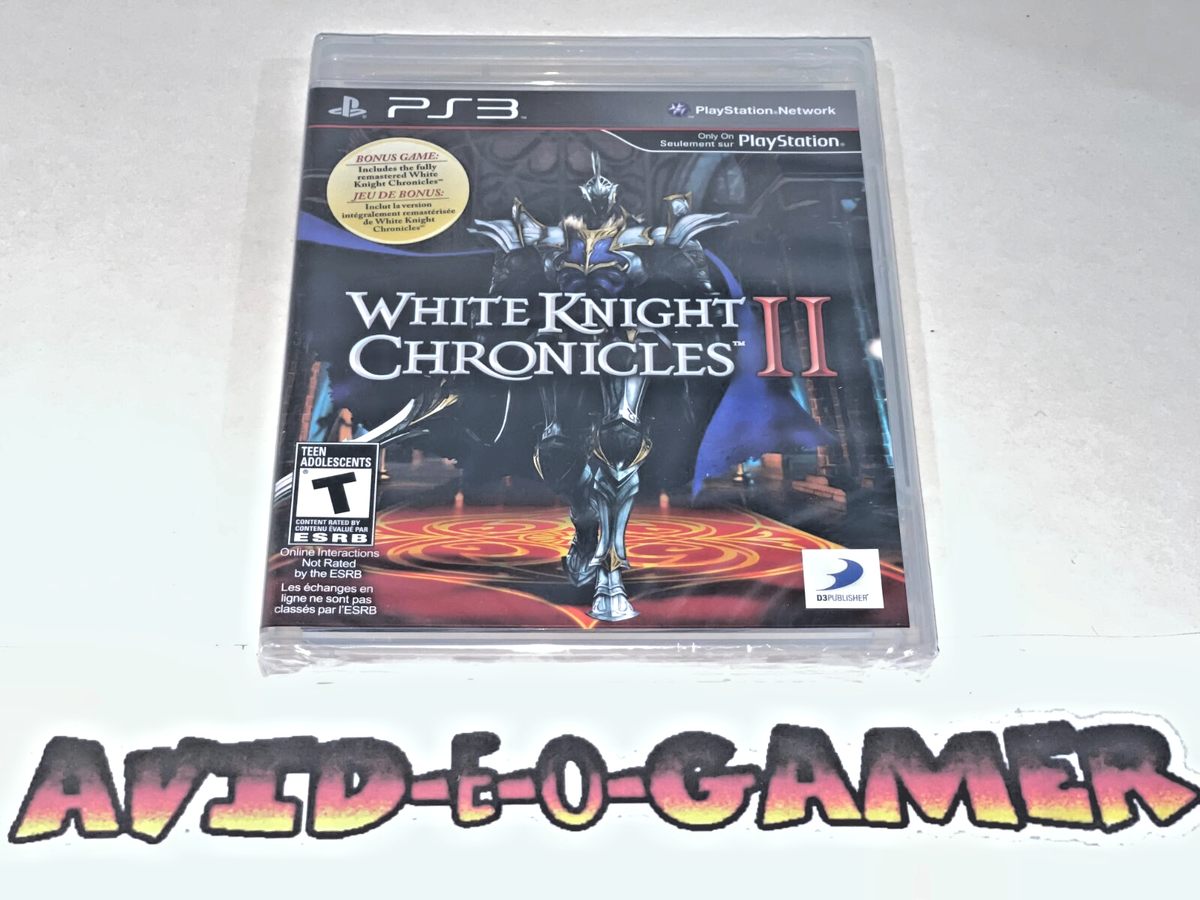 Jeu PS3 White Knight Chronicles II (2) - Édition Promo Press - PAL - Bon état