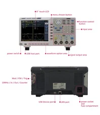 OWON XDG3162 2CH 160MHz 1.25GSa/s 14bits TouchScreen Arbitrary Waveform Generato