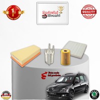 Inspektionskit Filter Skoda Roomster 1.2 12V 51KW 69CV Von 2008->