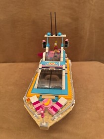 41015 LEGO Complete FRIENDS: Dolphin Cruiser boat all minifigures & manuals