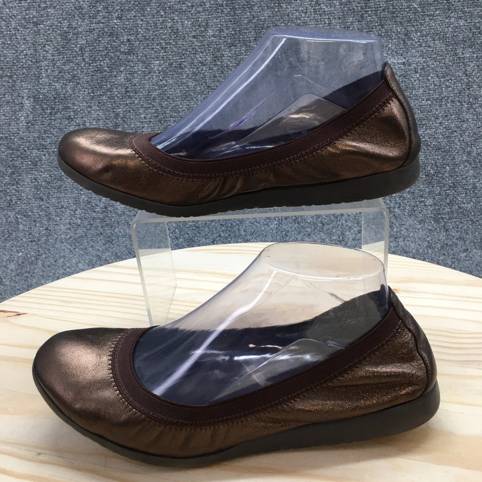 Cole Haan Zapatos Mujer 8.5 B Gilmore Ballet Pisos Marrón Sin Cordones Informales D40965 Foto 2 de 4
