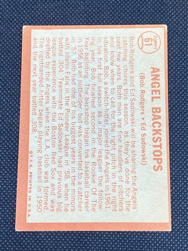 Bob Rodgers Angels Signed Auto Autographed 1964 Topps Card #61 ~ COA - Picture 5 of 6