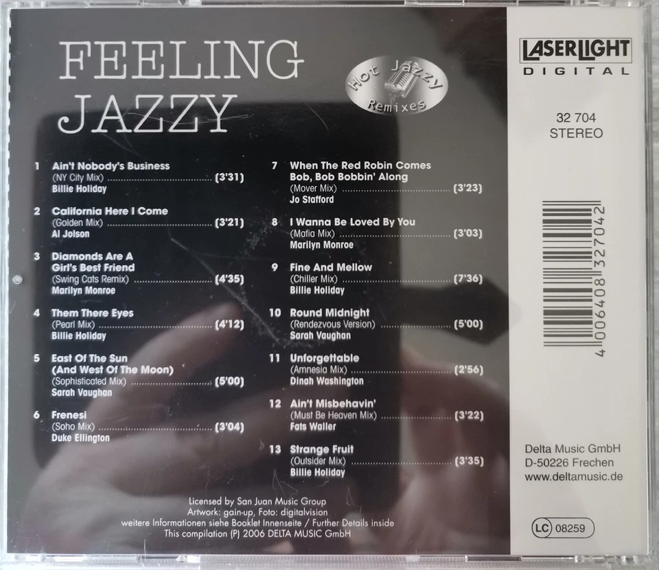 CD Various Artists - Feeling Jazzy Hot Jazzy Remixes (2006) - Bild 2 von 2