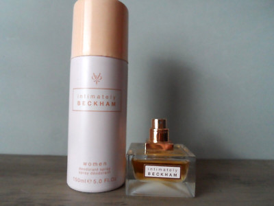Intimately Beckham Women 5 oz Deodorant Spray & EDT Spray 1 oz/30 ml Unboxed