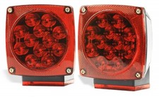 1pair Square Led Submersible Lights Trailer Tail Boat Stud Mount Dot Approved 1pair Square Led Submersible Lights Trailer Tail Boat Stud Mount Dot Approved