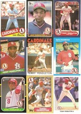 600 CARD TERRY PENDLETON BASEBALL CARD LOT
