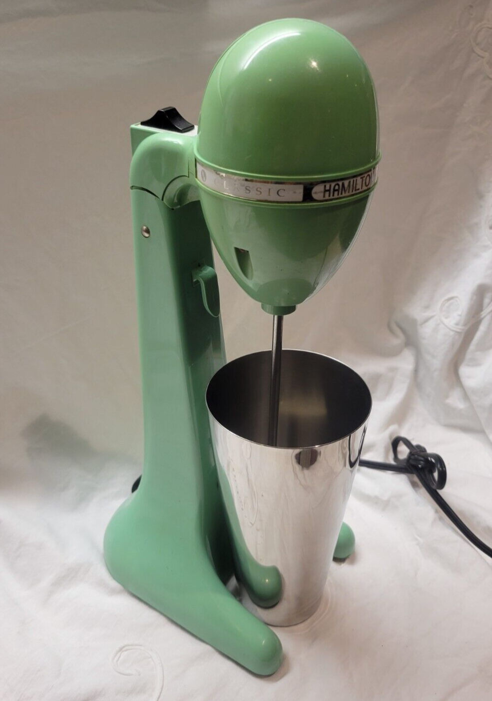Hamilton Beach Classic Drink Master mixer Jadeite Green VTG