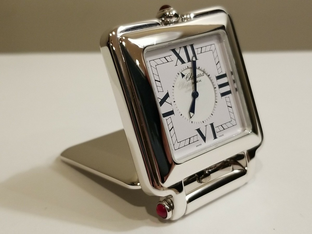 Authentic Chopard Geneve 'Happy Day' Travel Table Alarm Authentic Chopard Geneve 'Happy Day' Travel Table Alarm