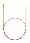 Addi Lace Fixed Circular Knitting Needles with Extra Sharp Gold Tips