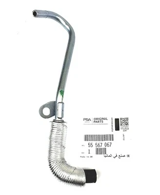 Original Opel Kühlmittelrohr Rückfuhr Astra, Corsa, Insignia A - 1.4 - 55567067 - Bild 1 von 4