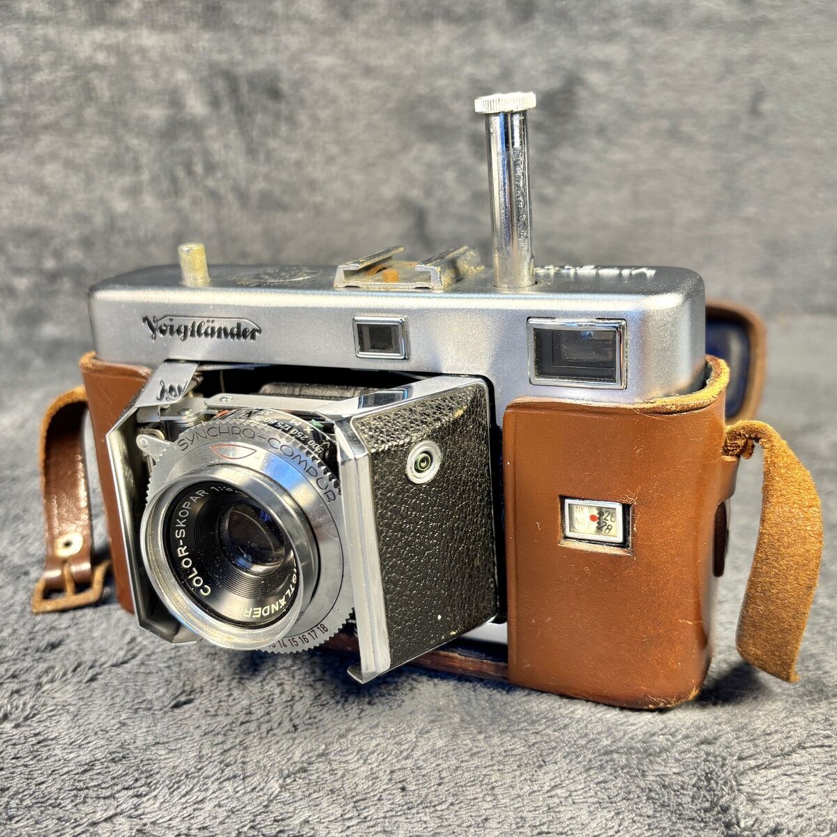 50s Voigtlander Vitessa L 35mm Camera Color Skopar 1:3.5/50 50s Voigtlander Vitessa L 35mm Camera Color Skopar 1:3.5/50