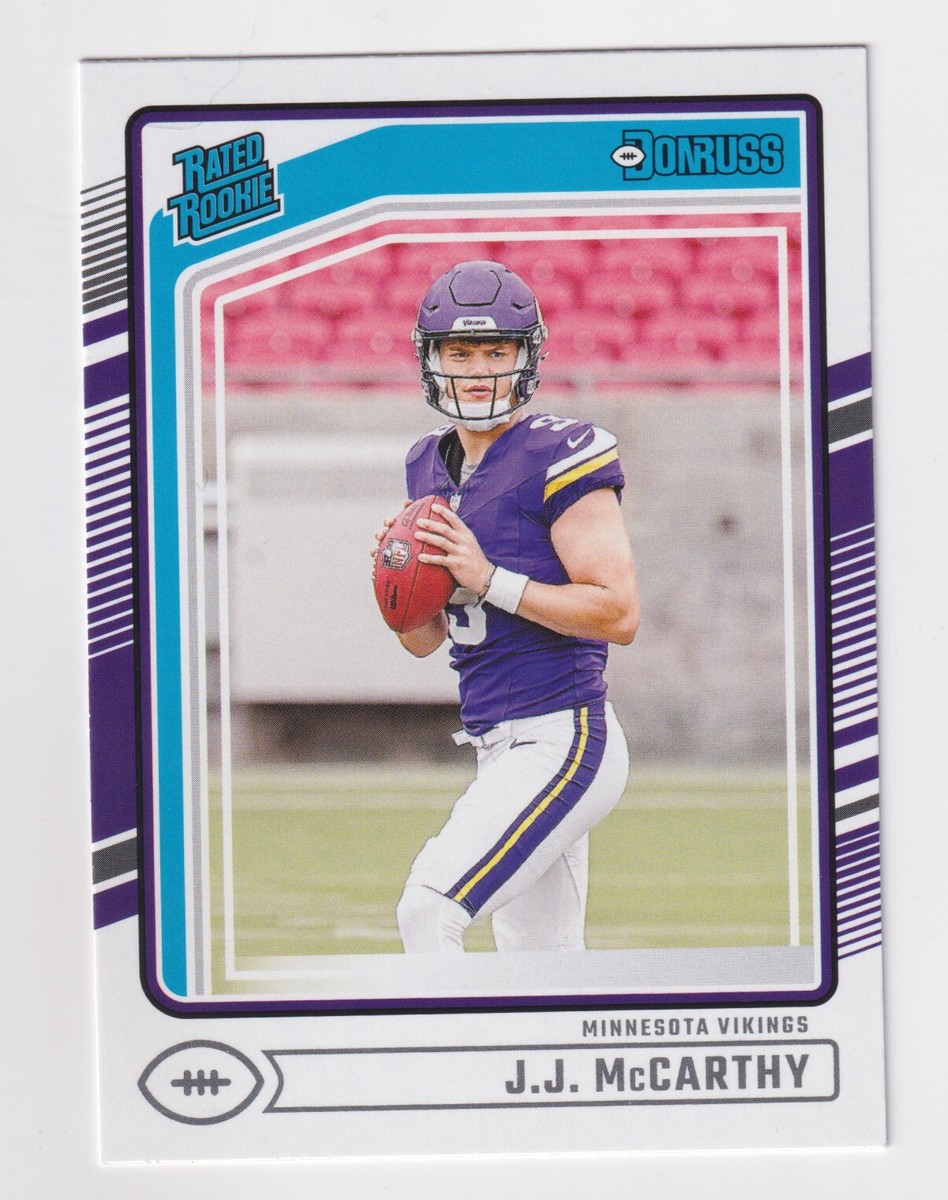 ヨッシー0303 2024 Panini Donruss RATED ROOKIE #303 JJ McCARTHY RC