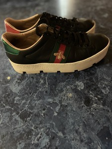 tenis gucci ace preto
