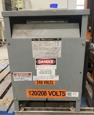 Square D 15kVA Transformer Sorgel 3P 480v primary 208v secondary Cat No. 15T3H