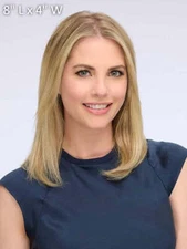 easiPieces 8" L x 4" W Top Piece by Jon Renau, All Colors, Short Straight TP