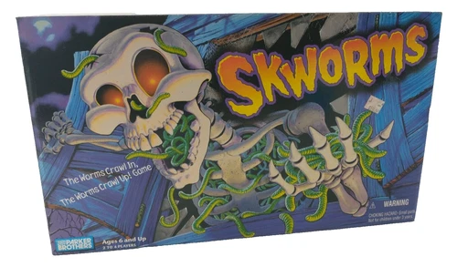 Vintage 1996 SKWORMS Gross Scary Worms Family Fun BOARD GAME Parker Brothers NEW