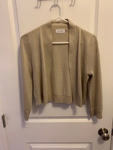 calvin klein shrug cardigan