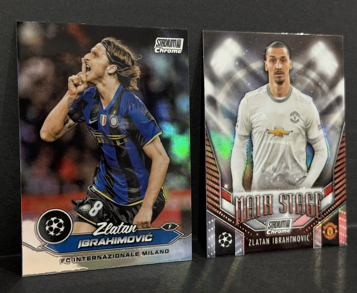 2023-24 Topps Chrome Stadium Club UCC Zlatan Ibrahimovic Refractor