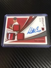 WIL CROWE 2021 Panini Immaculate Triple Patch ON-CARD AUTO 49/49 RPA Rookie Red