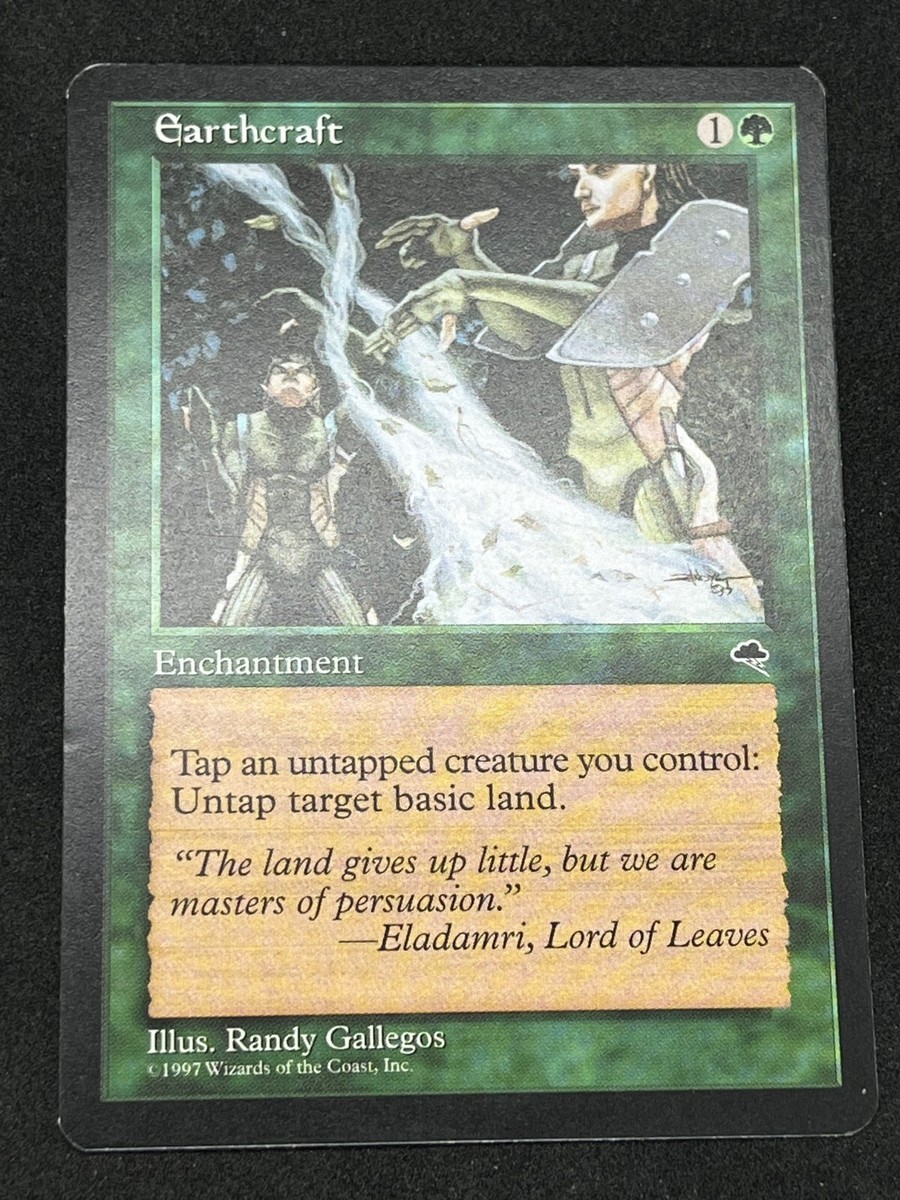 Magic the Gathering MTG Earthcraft Tempest Green Rare | eBay