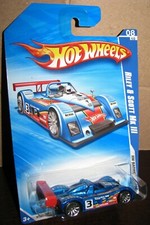 Hot Wheels 2010 154 HW Racing 8 RILEY SCOTT MK III Blue Variation w/10 Sp