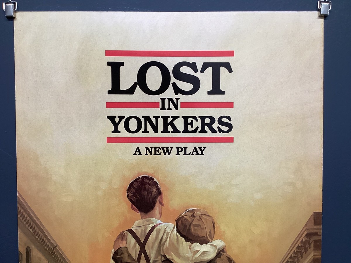 Lost in Yonkers Neil Simon Vintage Original Window Card Poster