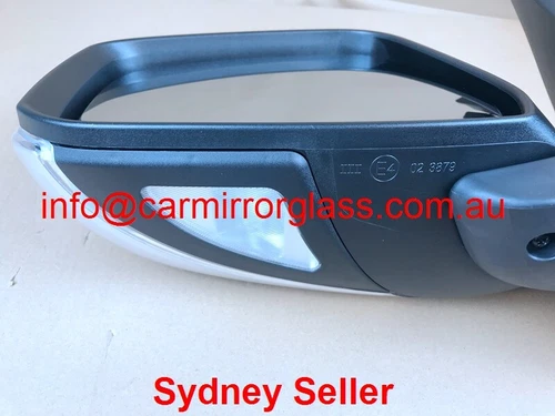 NEW DOOR MIRROR FOR NISSAN NAVARA D40 2005-2015 LEFT SIDE (CHROME, PUDDLE LAMP