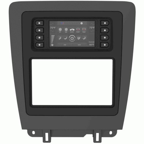 2010-2014 FORD MUSTANG DOUBLE DIN CAR RADIO STEREO DASH KIT TOUCHSCREEN CLIMATE - Picture 5 of 8