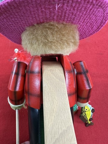 Steinbach Nussknacker Sombrero Fischermann mit Etikett 12" Deutsche Weihnachten - Bild 15 von 18