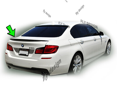 Heckspoilerlippe passend für BMW F10, painted Alpine White 300, ABS sportlicher