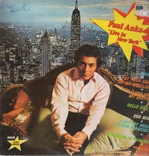 Paul Anka Live In New York NEAR MINT RCA Vinyl LP