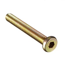 M6 X 45mm Bolt Nut Hex Socket Drive Round Head Screw Zinc Plated 10pcs
