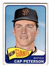 1965 Topps #512 Cap Peterson San Francisco Giants