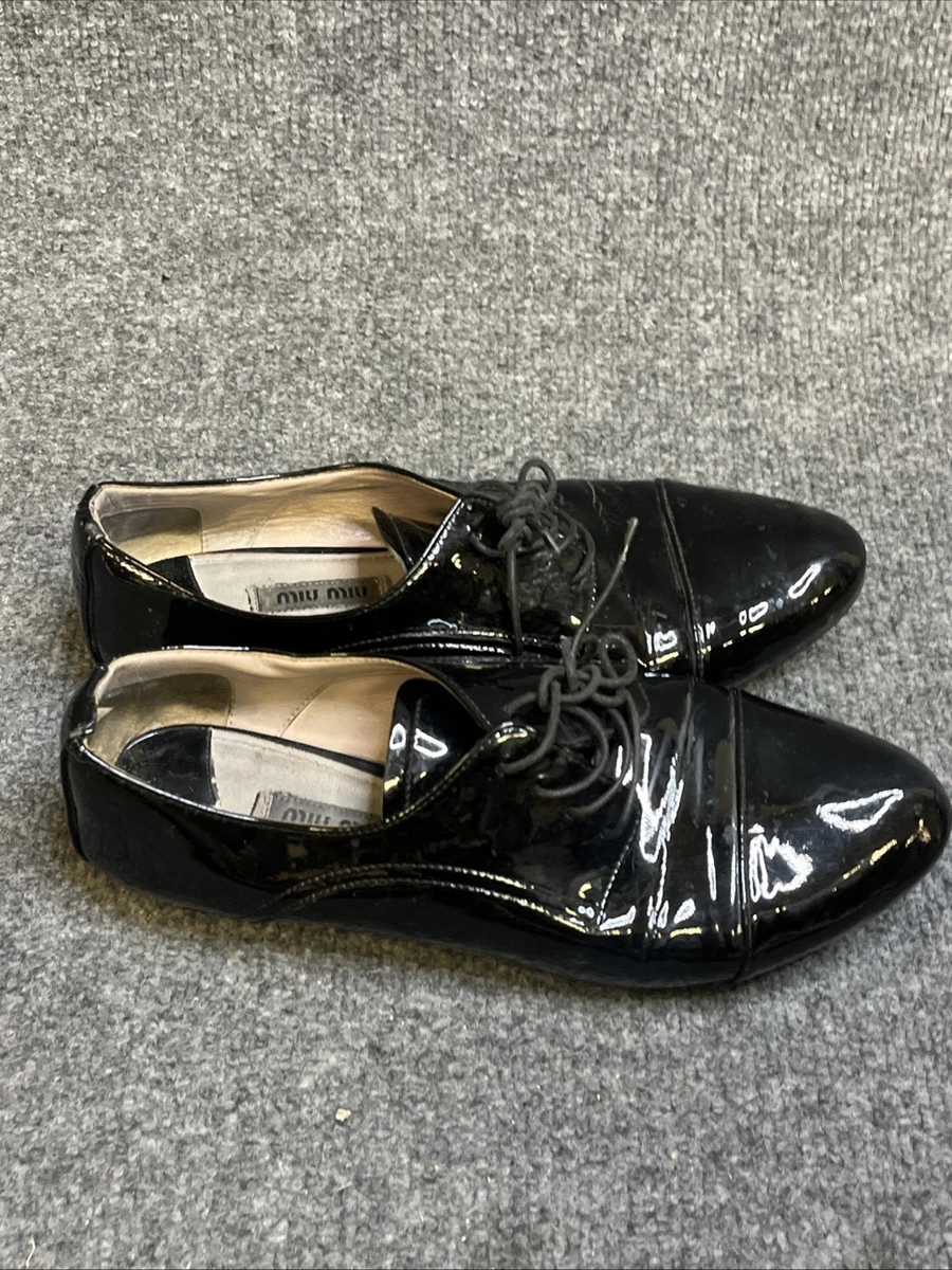 MIU MIU Women's Patent Leather Flats and Oxfords for sale | eBay