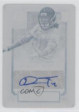 2013 Panini Elite Rookie Printing Plate Cyan 1/1 Desmond Trufant #128 1k5