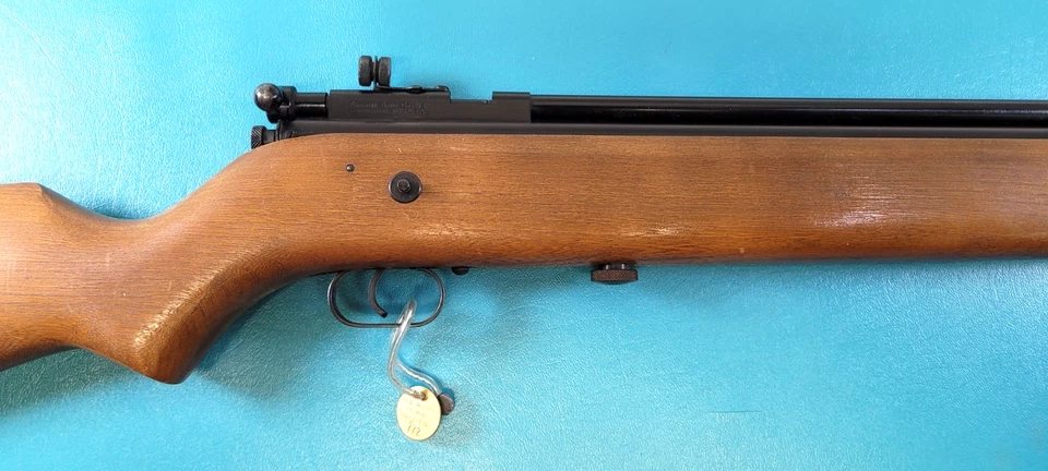 老式 Crosman 113 二氧化碳气步枪早期脂肪木质枪托 0.177 + 出处 772 — 第 3/4 张图片