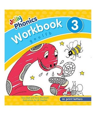 Jolly Phonics Workbook 3: In Print Letters [American English Edition], Sue Lloyd