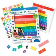 Rainbow Fraction Fraction Tile LER0615 Rainbow Fraction LER0615 765023003550