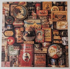 Springbok TINS FROM SIMPLER TIMES 500 pc Jigsaw Puzzle PZL2097 Complete