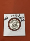 1942-S Washington Quarter BU ~ 90% Silver