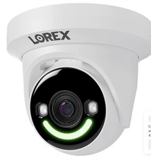 Lorex E910DD 4K Ultra HD AI PoE IP Wired Dome Security Camera Smart Lighting